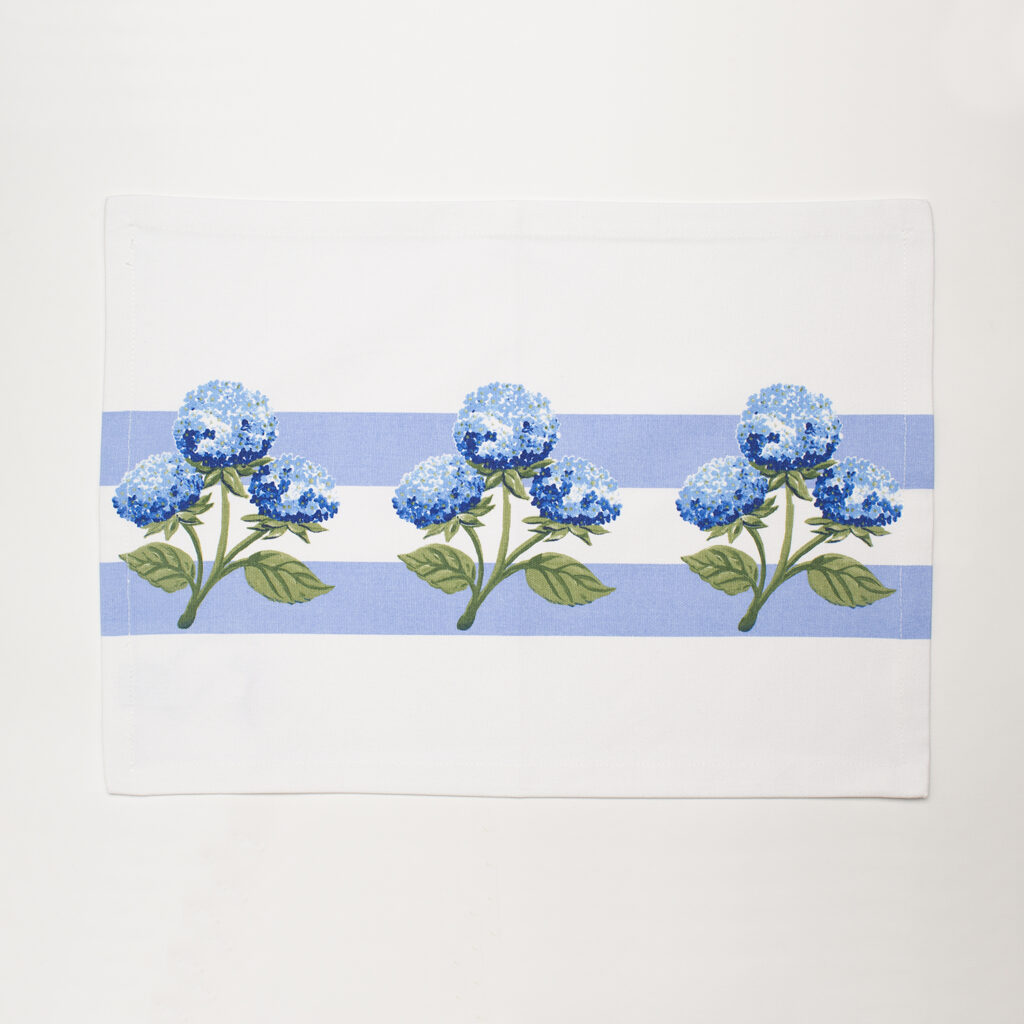 4 Piece Placemat Set Hydrangea *** Shard at Home