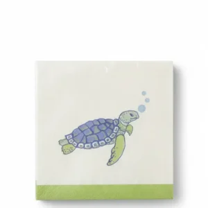 Paper Cocktail Napkins – Turtle (12 pkgs of 20 Napkins)